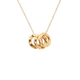 Facet Gold Plated Necklace