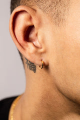 IX Billy Gold Plated Hoop