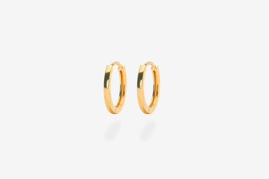 IX Mini Forgyldt Hoop