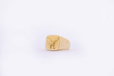 IX Eagle Signet Gold Plated Ring