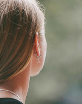 IX B Letter Silver Pendant