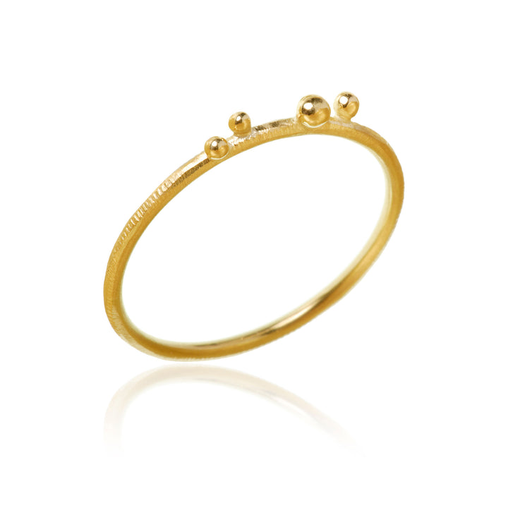 Delphis dots 18K Guld Ring