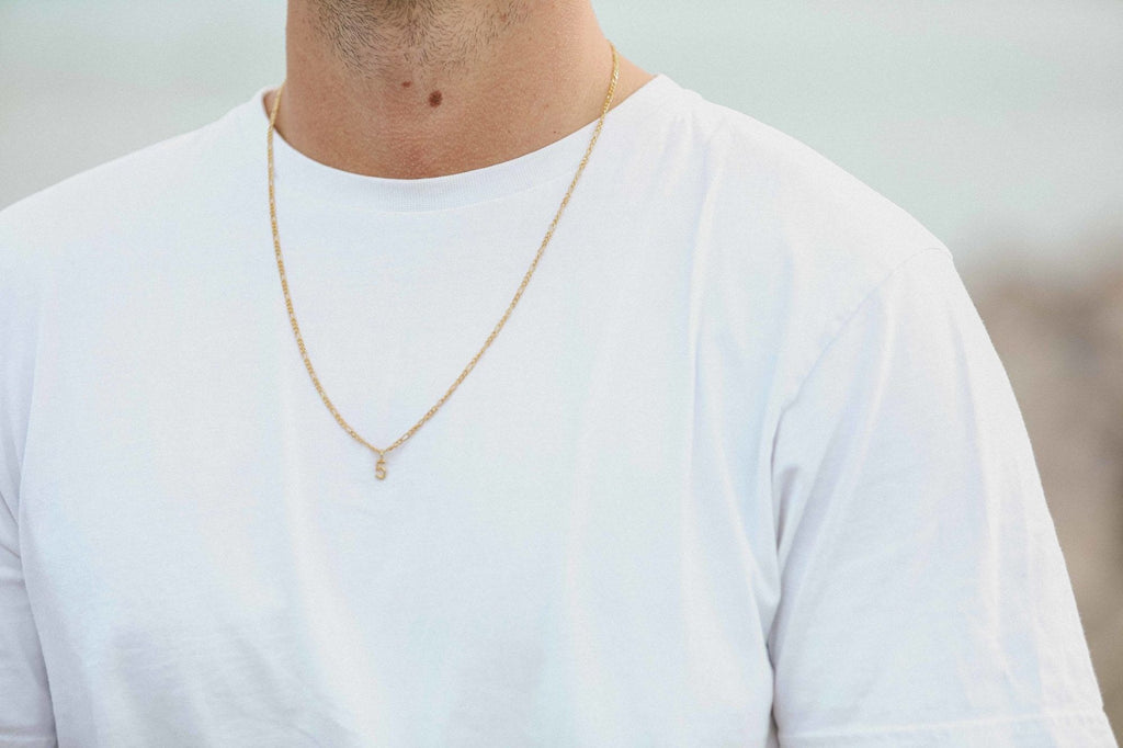 IX Lucky Number 3 Gold Plated Pendant