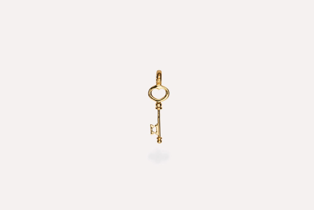IX Key Gold Plated Pendant