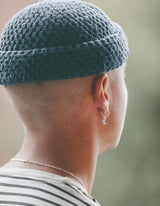 IX C Letter Silver Pendant