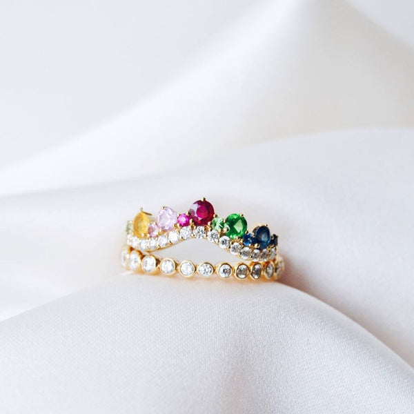 Stunning and beautiful combination of diamonds and rubies!