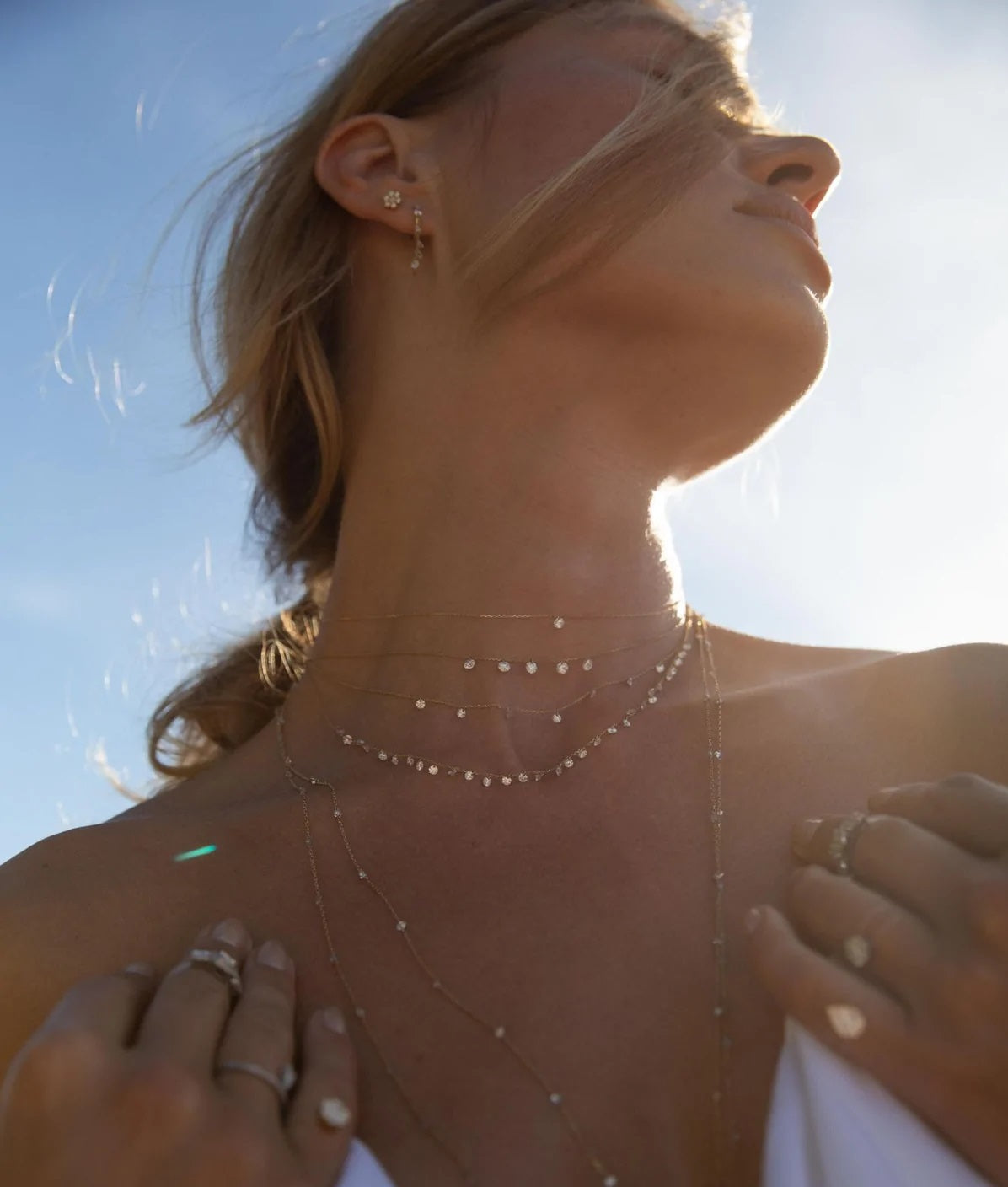 Multi Diamond Necklaces