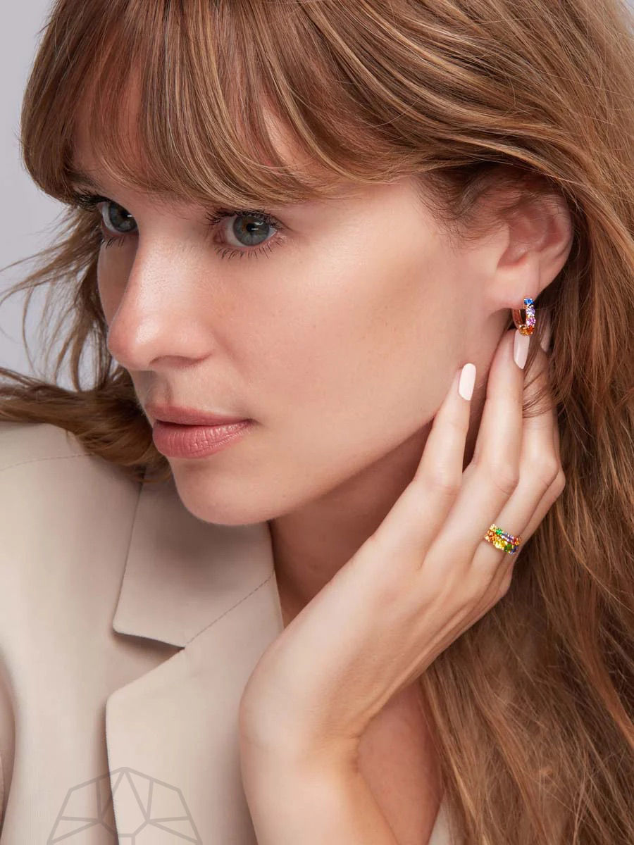 Regenbogen Sapphire Chunky 18k Gold Ring