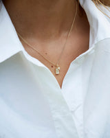 Ro 18K Gold Necklace w. Diamond
