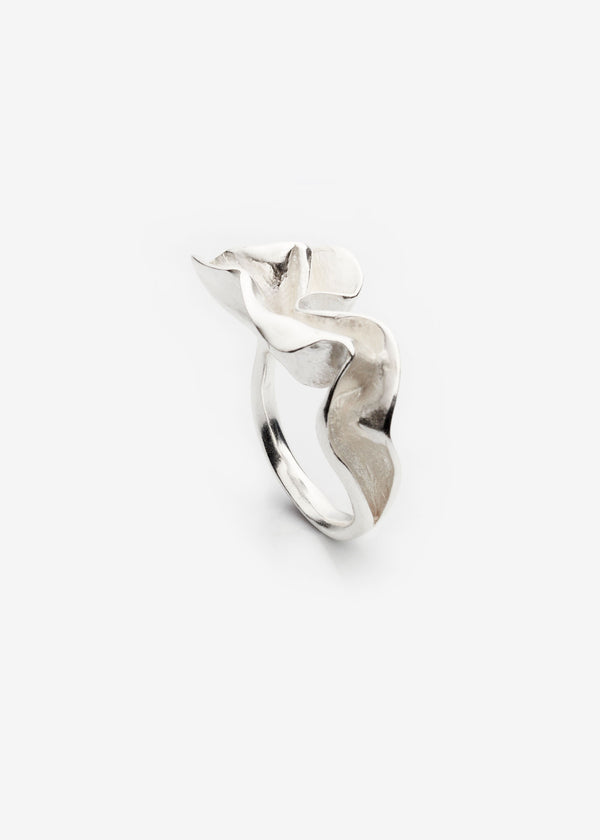 Lactuca Silver Ring