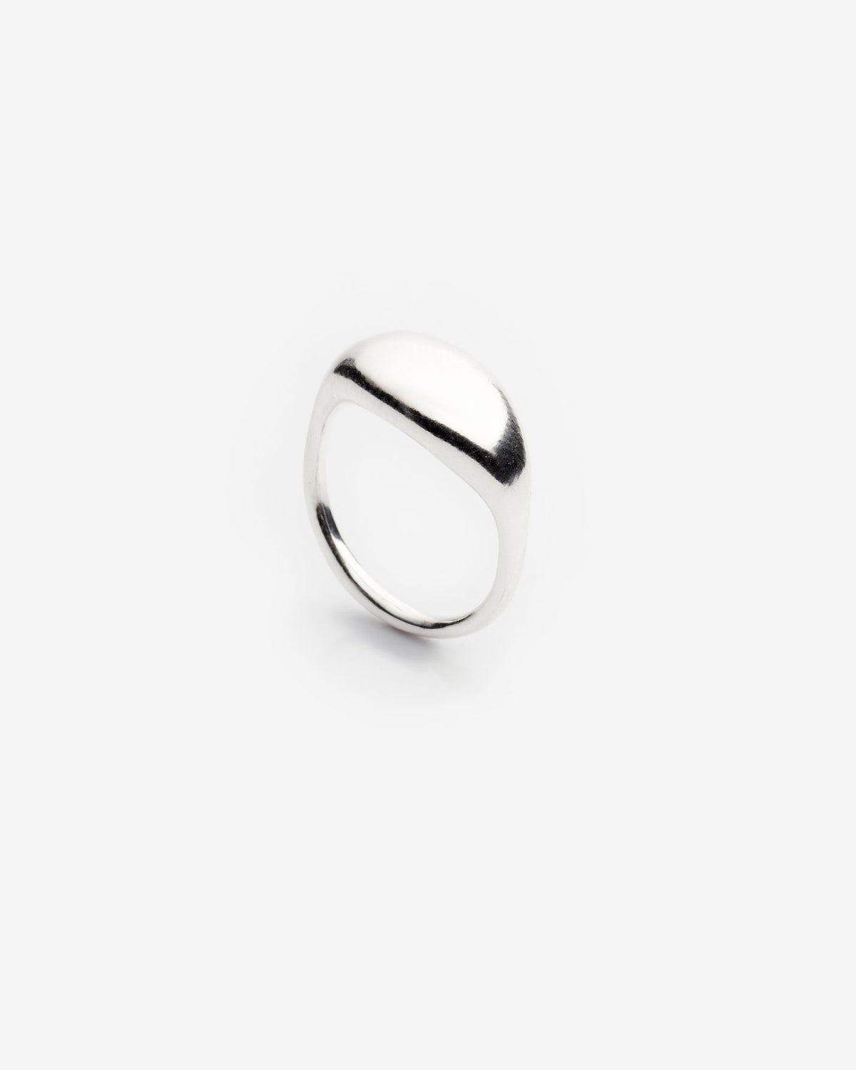 Puka Silver Ring