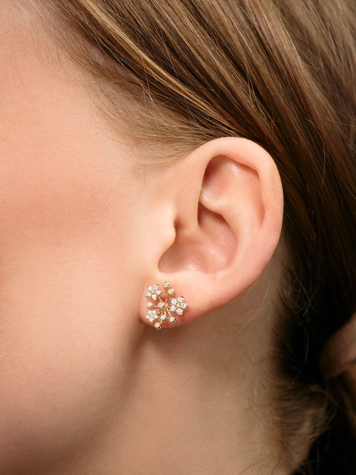 Shooting Stars 18K Guld Ørestikkere m. 0.46ct Diamanter