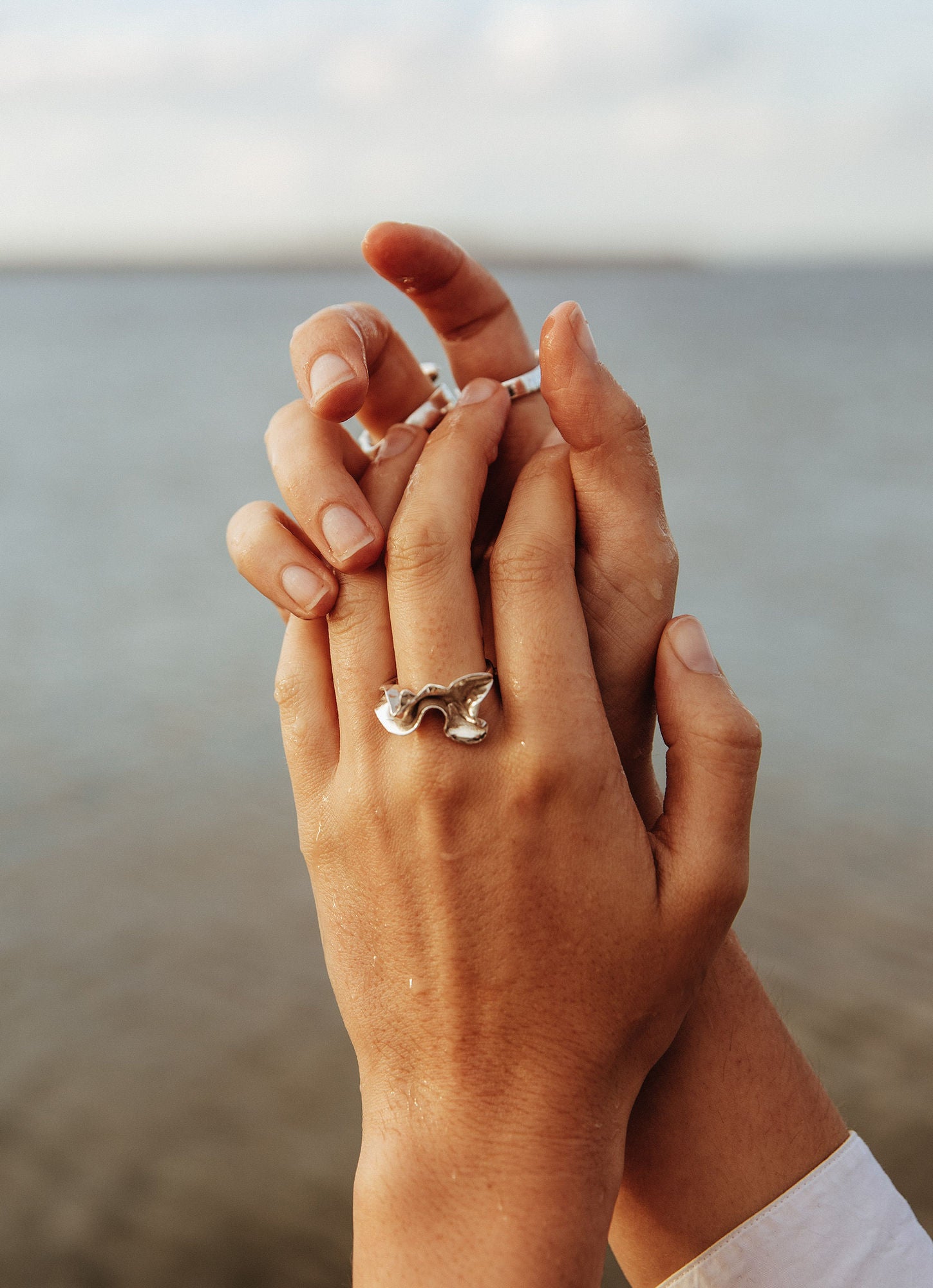 Lactuca Silver Ring