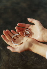 Lactuca Silver Bangle