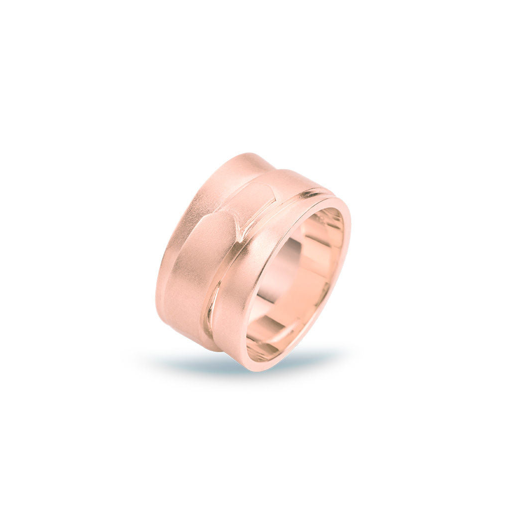 Jovianer kleiner 18k Rosengold Ring