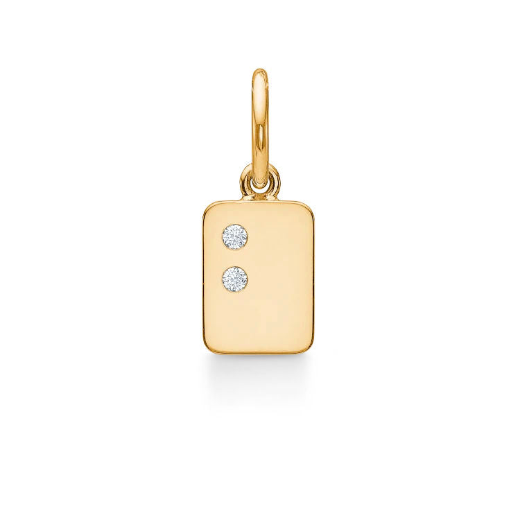Anhänger My Secret B aus 14K Gelbgold I Labor-Diamant