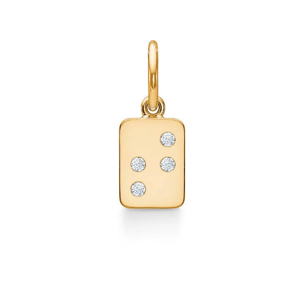 Anhänger My Secret T aus 18K Gelbgold I Diamanten
