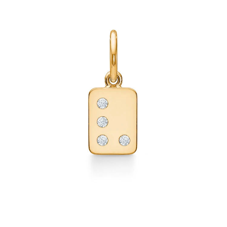 Anhänger My Secret V aus 18K Gelbgold I Diamanten