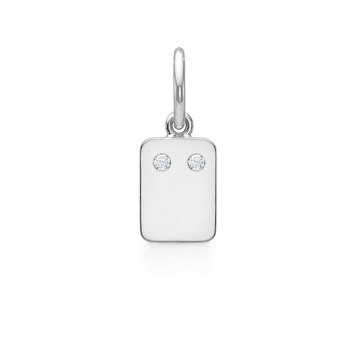 Min hemmelige C 18k Whitegold vedhæng m. Diamanter