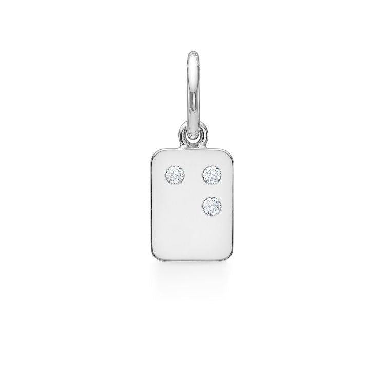 My Secret D 18K Hvidguld Vedhæng m. Diamanter