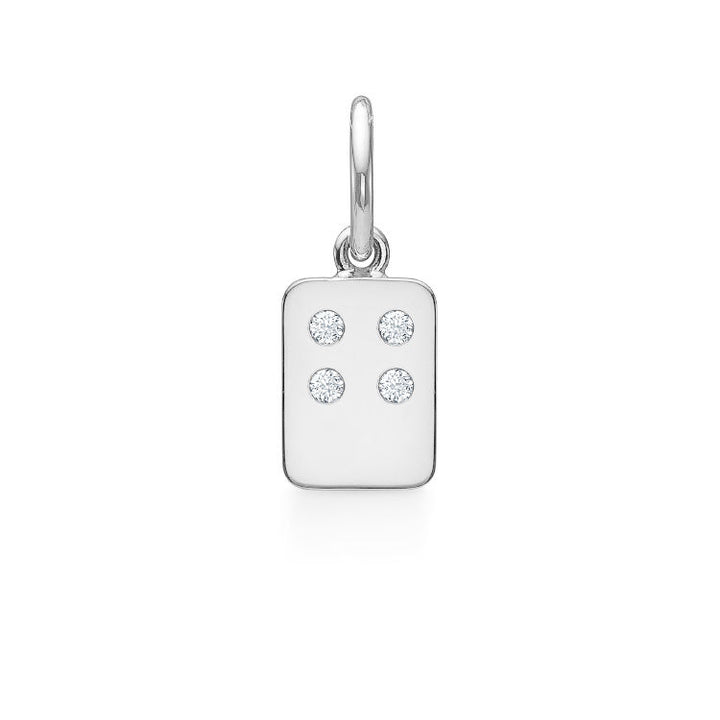 My Secret G 18K Hvidguld Vedhæng m. Diamanter