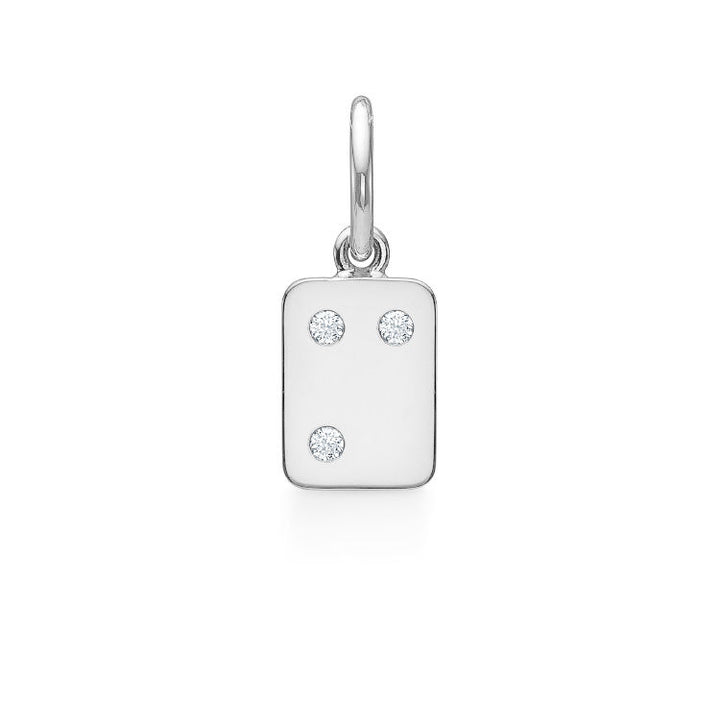 My Secret M 18K Hvidguld Vedhæng m. Diamanter