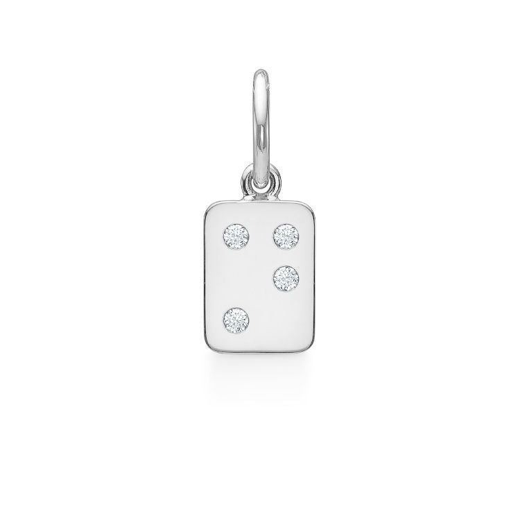 My Secret N 18K Whitegold Pendant w. Diamonds