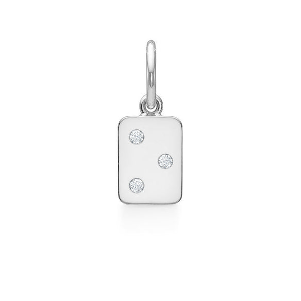 My Secret O 18K Whitegold Pendant w. Diamonds