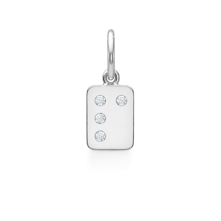 My Secret P 18K Whitegold Pendant w. Diamonds