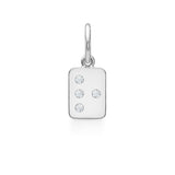 My Secret R 18K Whitegold Pendant w. Diamonds