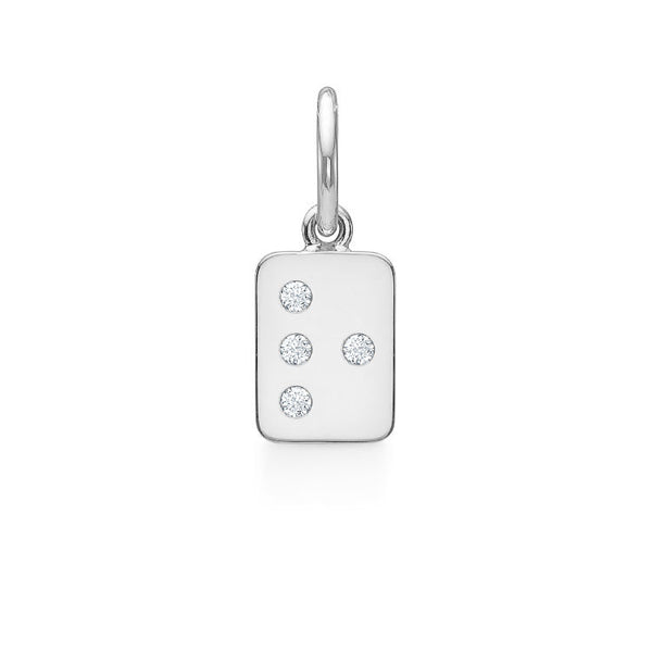 My Secret R 18K Whitegold Pendant w. Diamonds