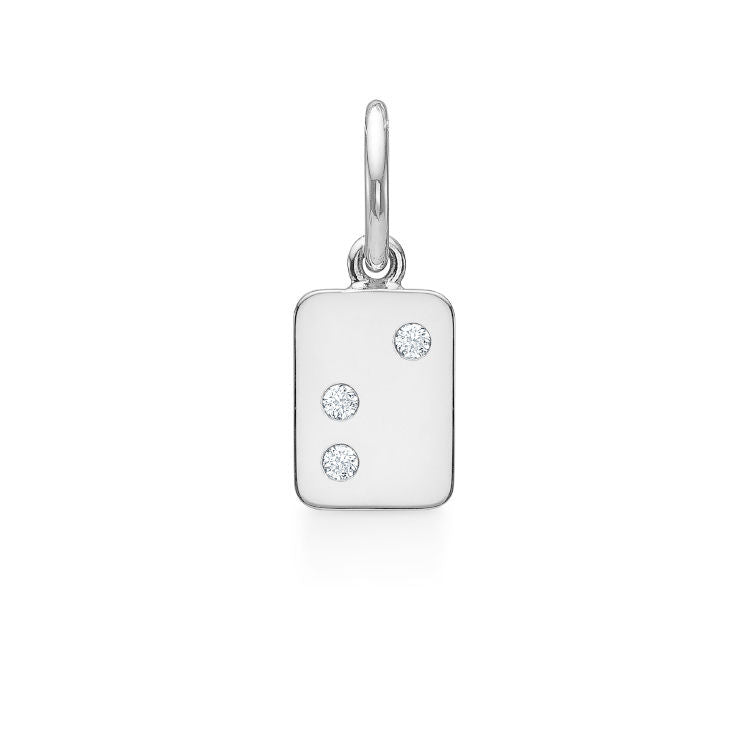 My Secret S 18K Whitegold Pendant w. Diamonds