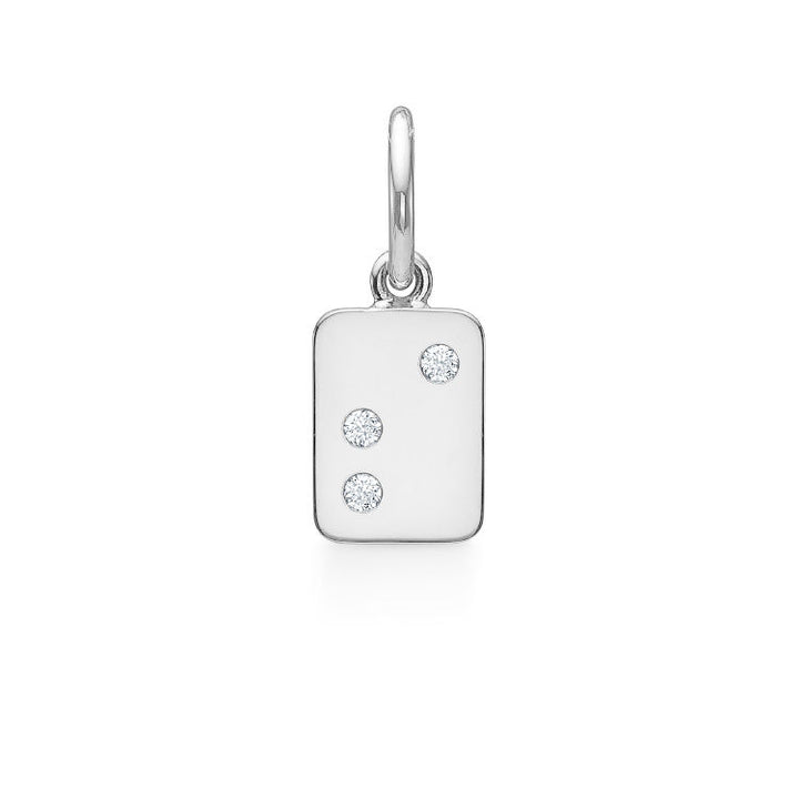 My Secret S 18K Whitegold Pendant w. Diamonds