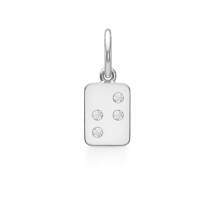 Anhänger My Secret T aus 18K Weißgold I Diamanten