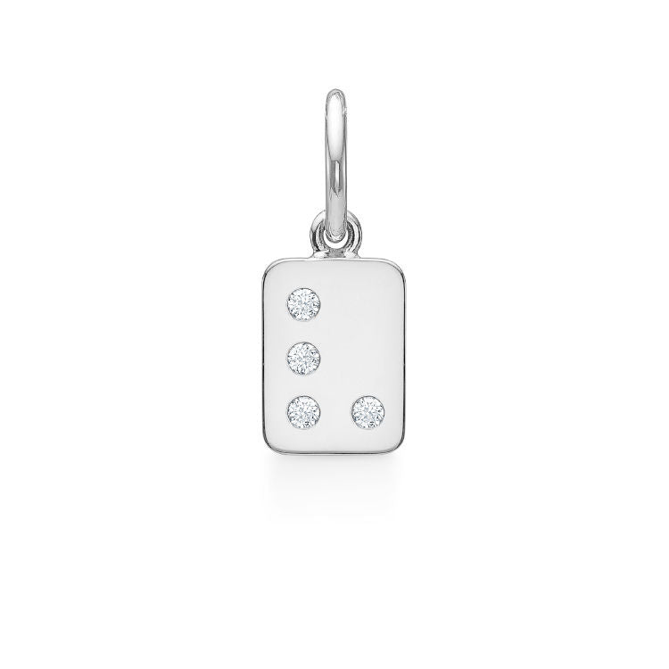 My Secret V 18K Whitegold Pendant w. Diamonds