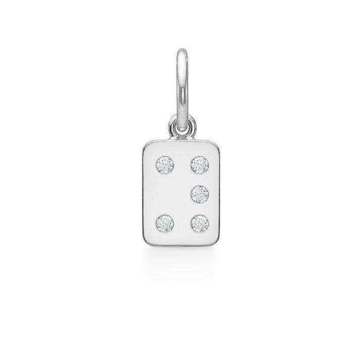 My Secret Y 18K Whitegold Pendant w. Diamonds