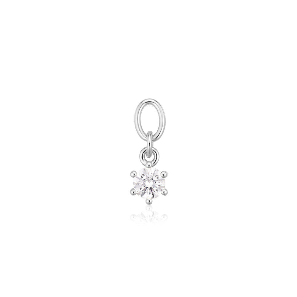 Circolo Uno 18K Gold Plated Pendant w. Zirconias