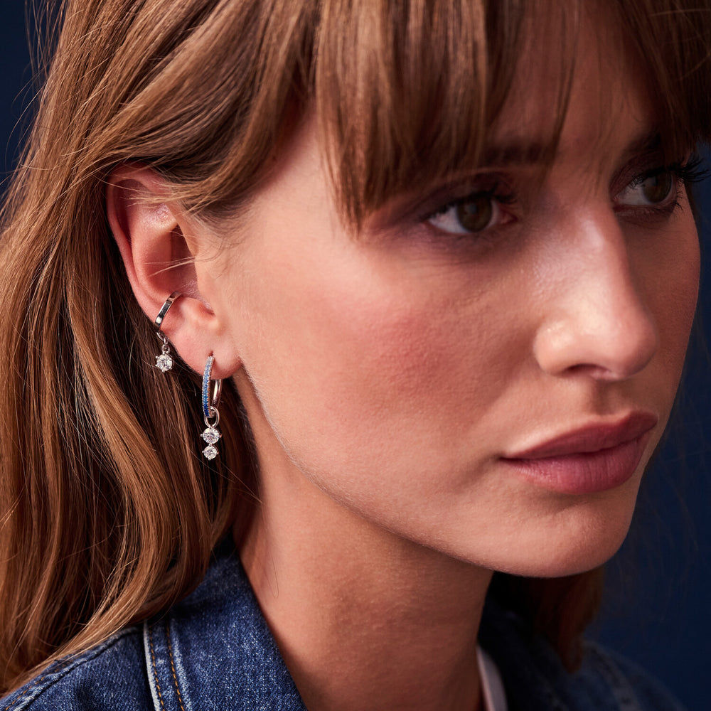 Circolo Uno Silver Pendant w. Zirconias