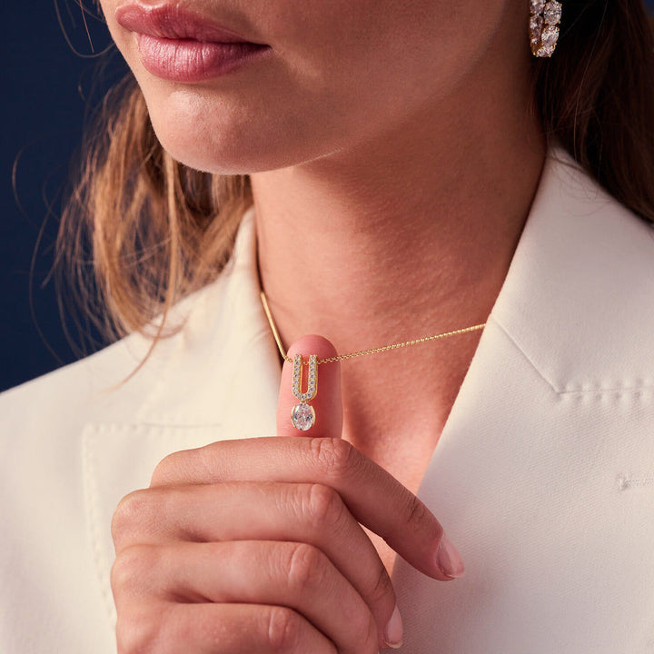 Ellisse Silver Hoops w. Zirconia