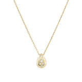 Dala Diamant Scatter 9k Guld Halskæde m. Diamanter