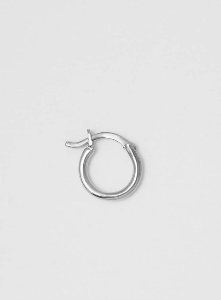 Wire Shiny Silver 10 mm Hoop