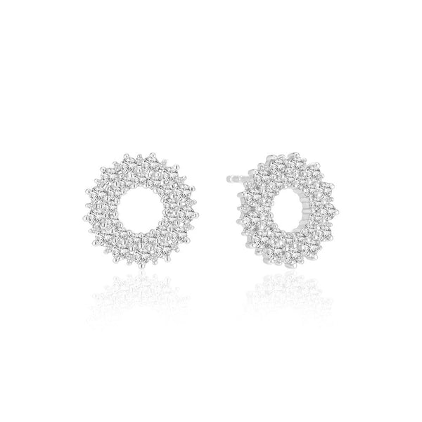 Livigno Silver Earrings w. Zirconias