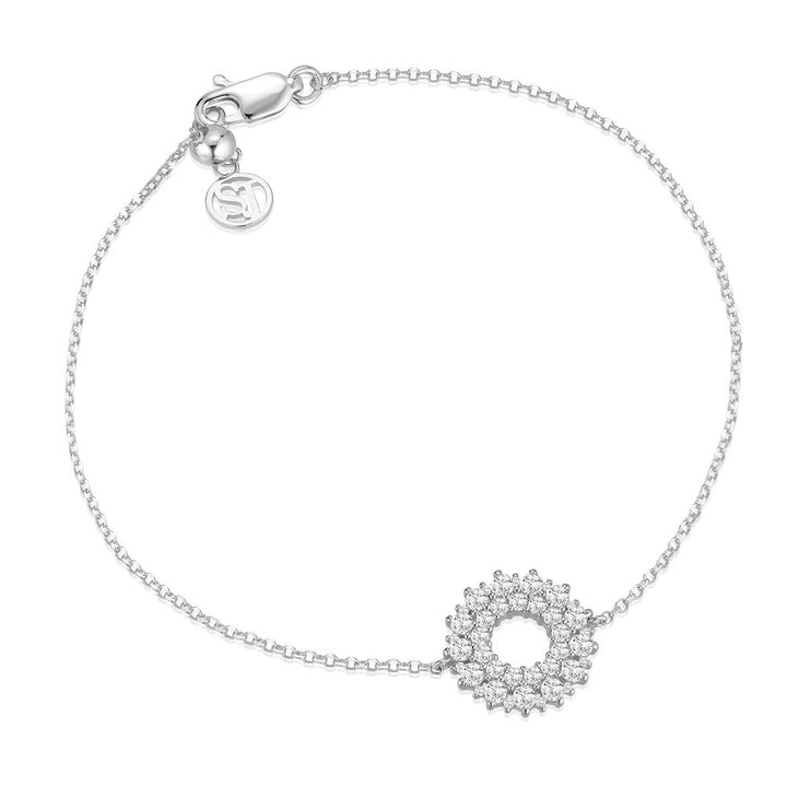 Livigno Silver Bracelet w. Zirconias