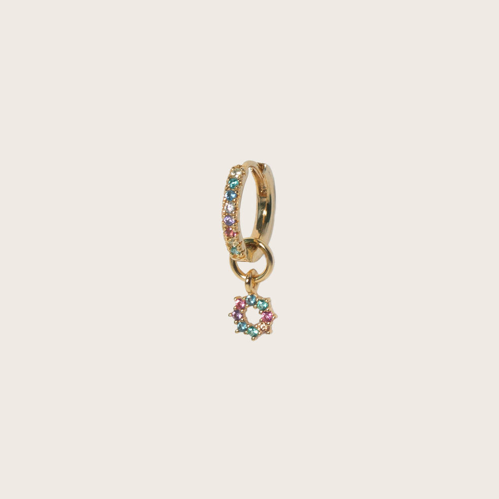 SOLE 18K GLODSPENDEL PENDEN W. Zirkonia