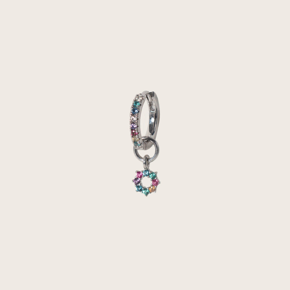 Sole Silver Pendant w. Zirconia