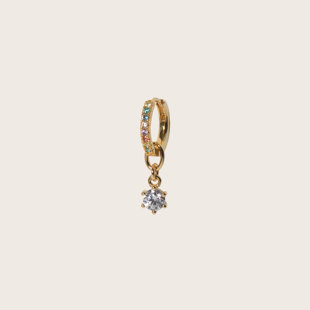 Circolo Uno Silver Pendant w. Zirconias