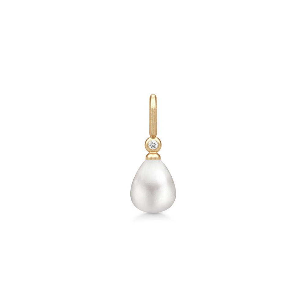 Tasha White Pearl Gold Plated Anhänger
