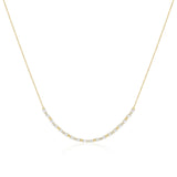Ellera Ovale 18K Gold Plated Necklace w. Zirconia