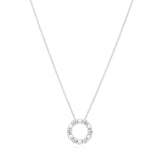 Biella Perla Silver Necklace w. Zirconia & Pearl