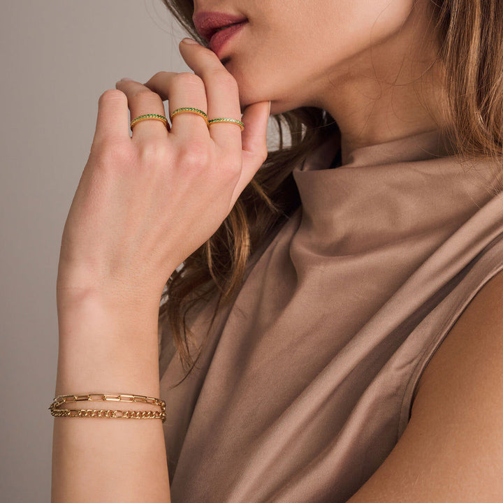 Dorno Due 18K Gold Plated Bracelet